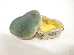木地　桐　香合